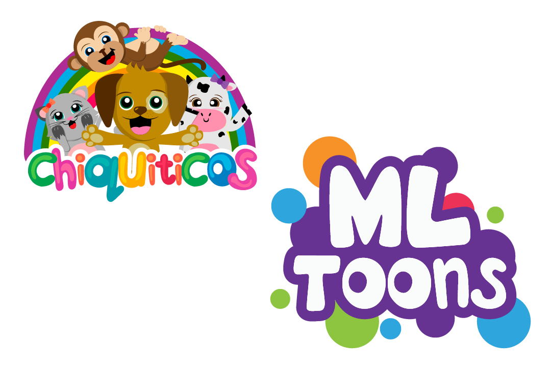 Logos de ML Toons y Chiquiticos