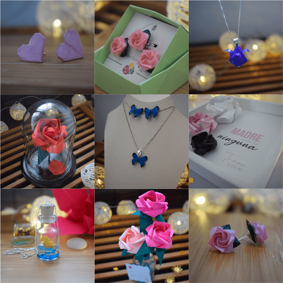 Joyería en papel Fioremi