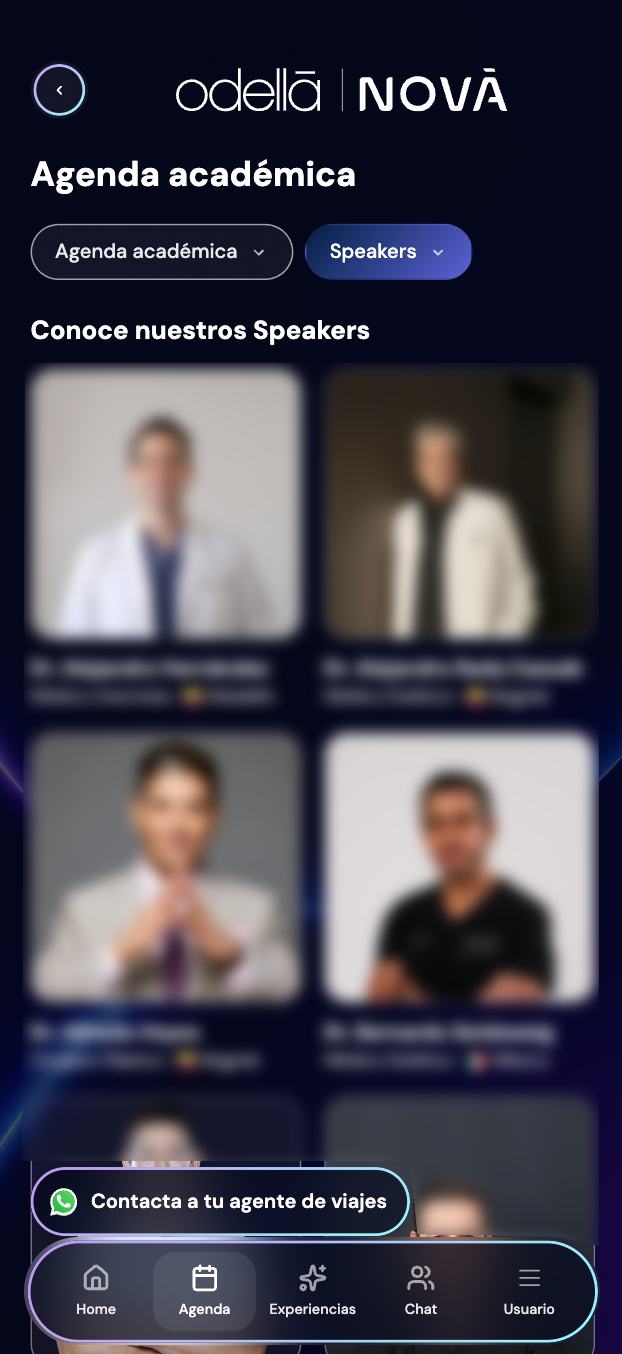 Summit Odellā - Speakers de la agenda
