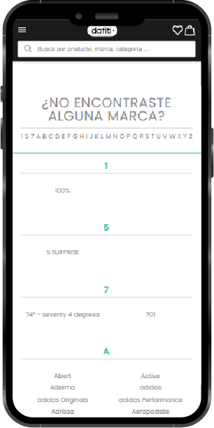 Marcas Dafiti mobile 3