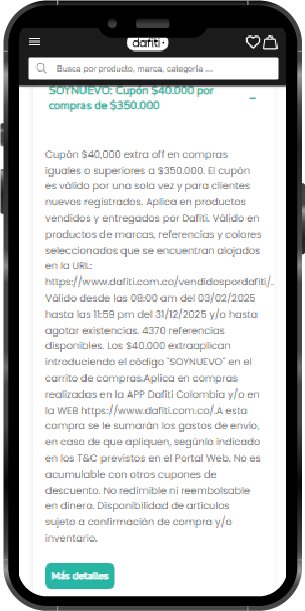 T&C Dafiti mobile 2